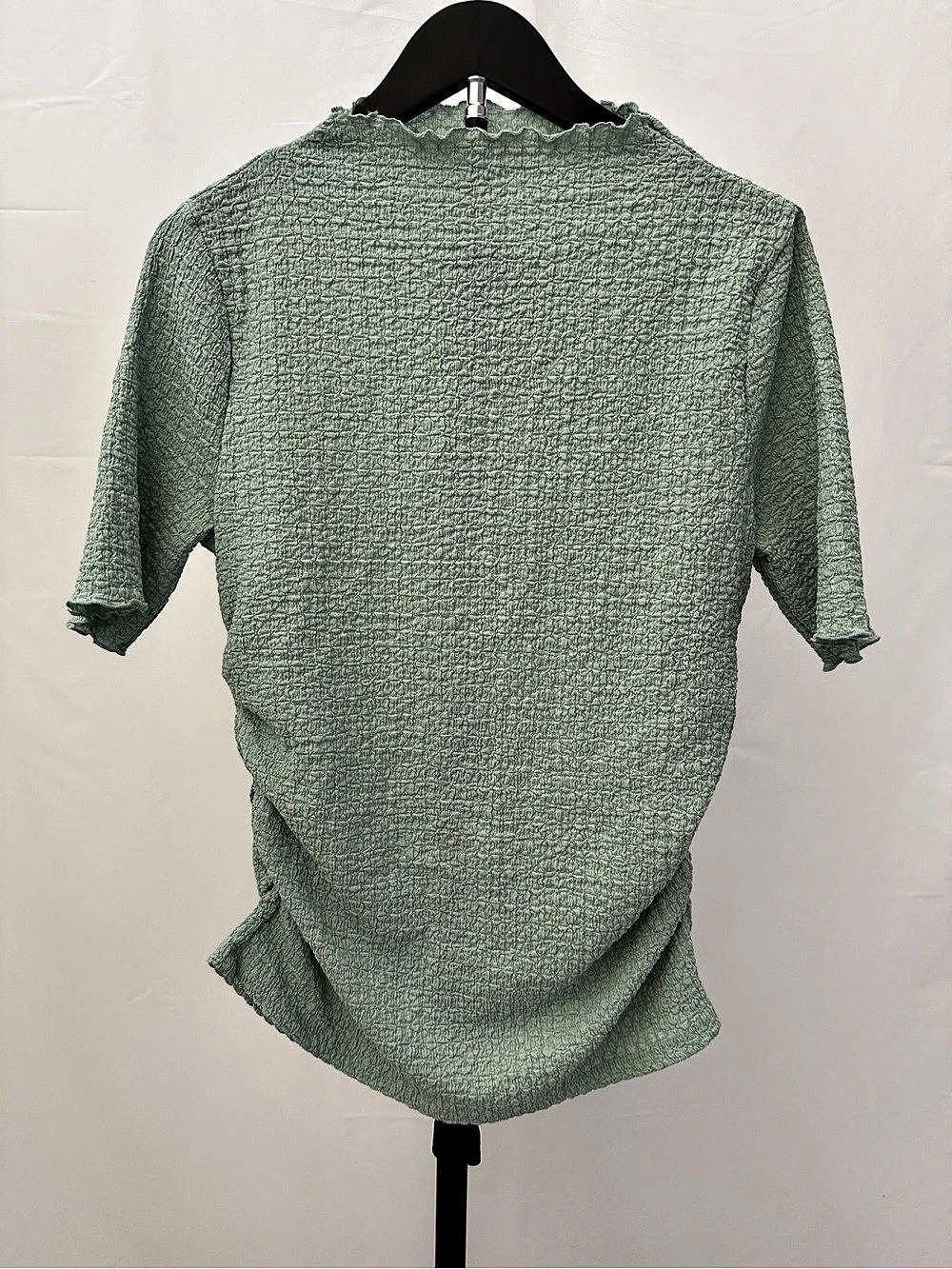a new day Textured Short Sleeve Top in Green Medium NWT